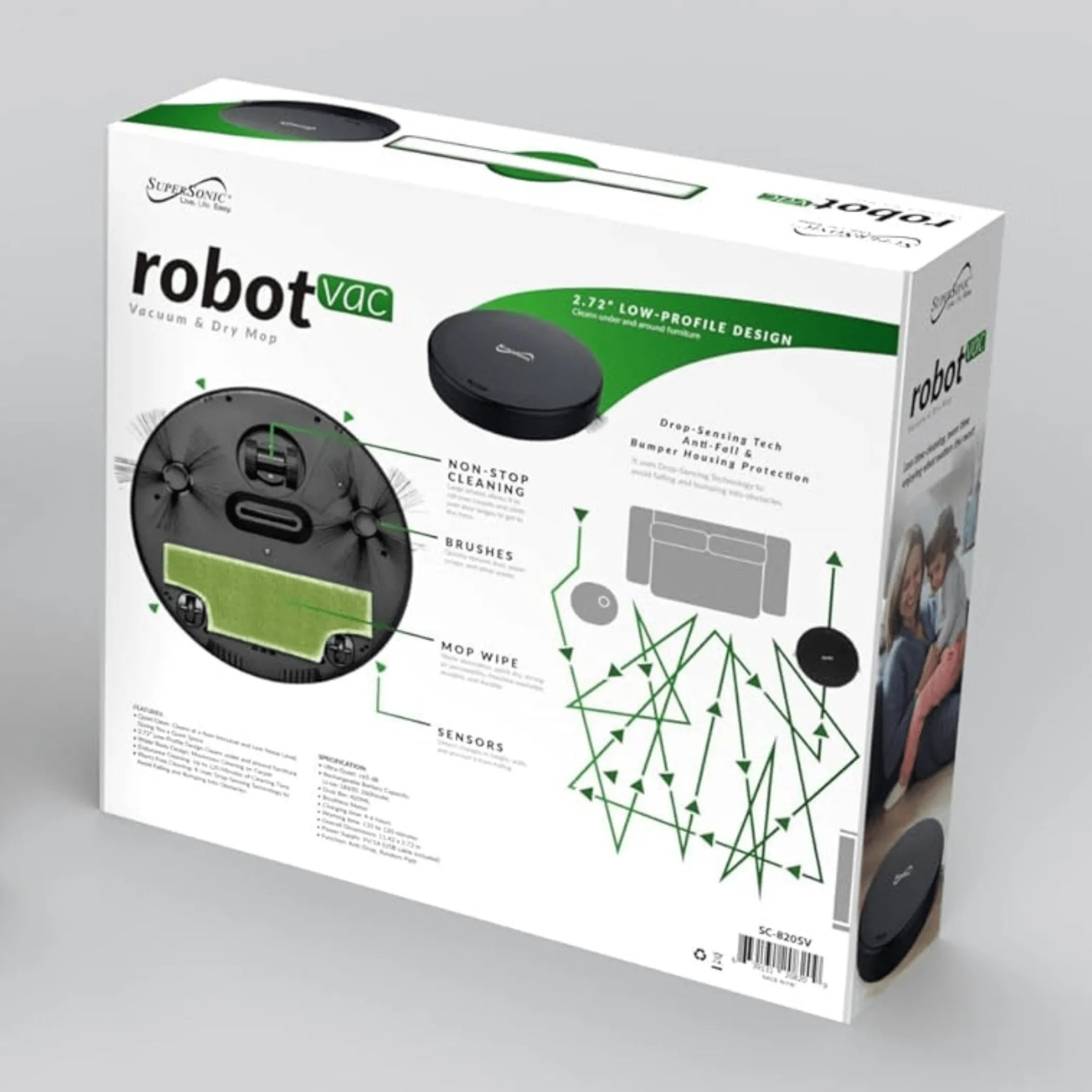 Slim Robot Vacuum and Mop