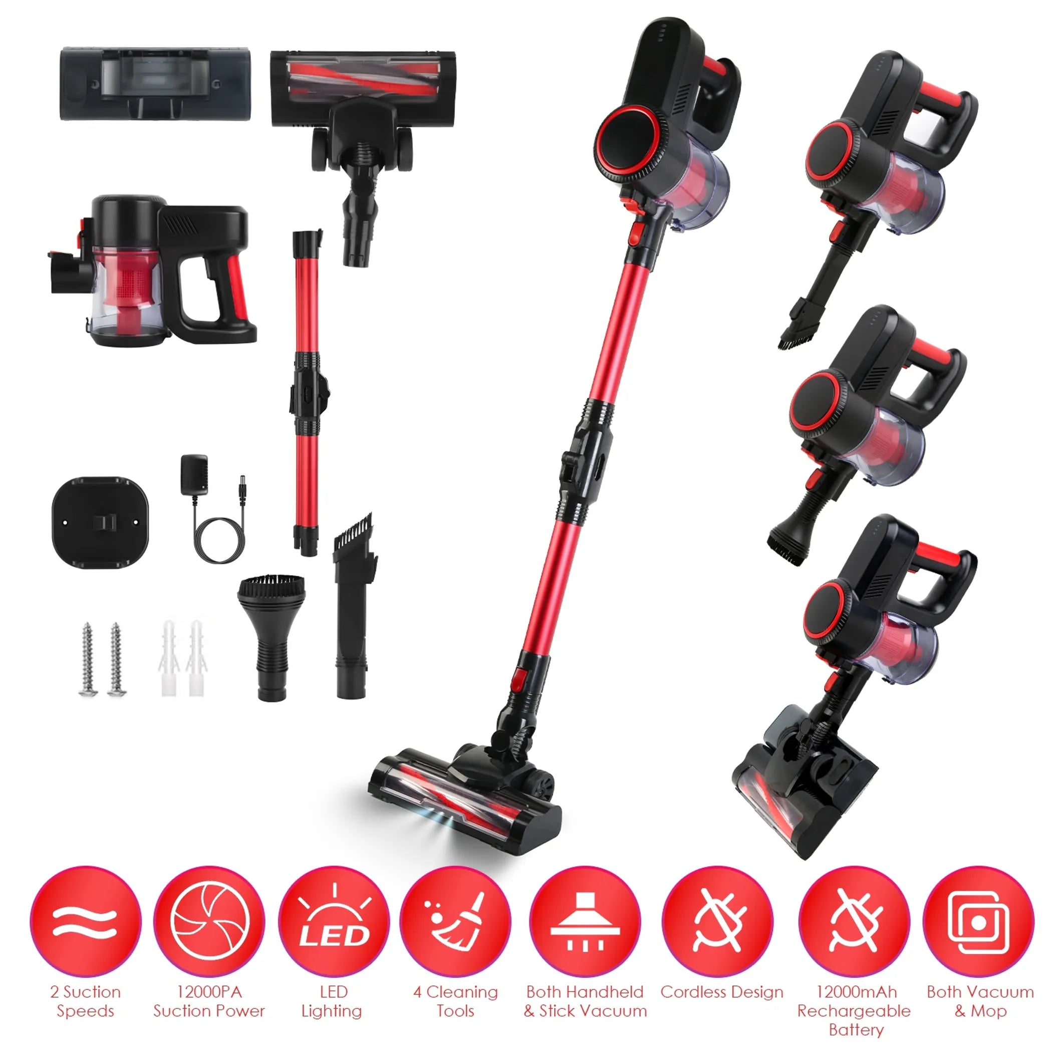 Cordless Vacuum Cleaner Lightweight Handheld Vacuum