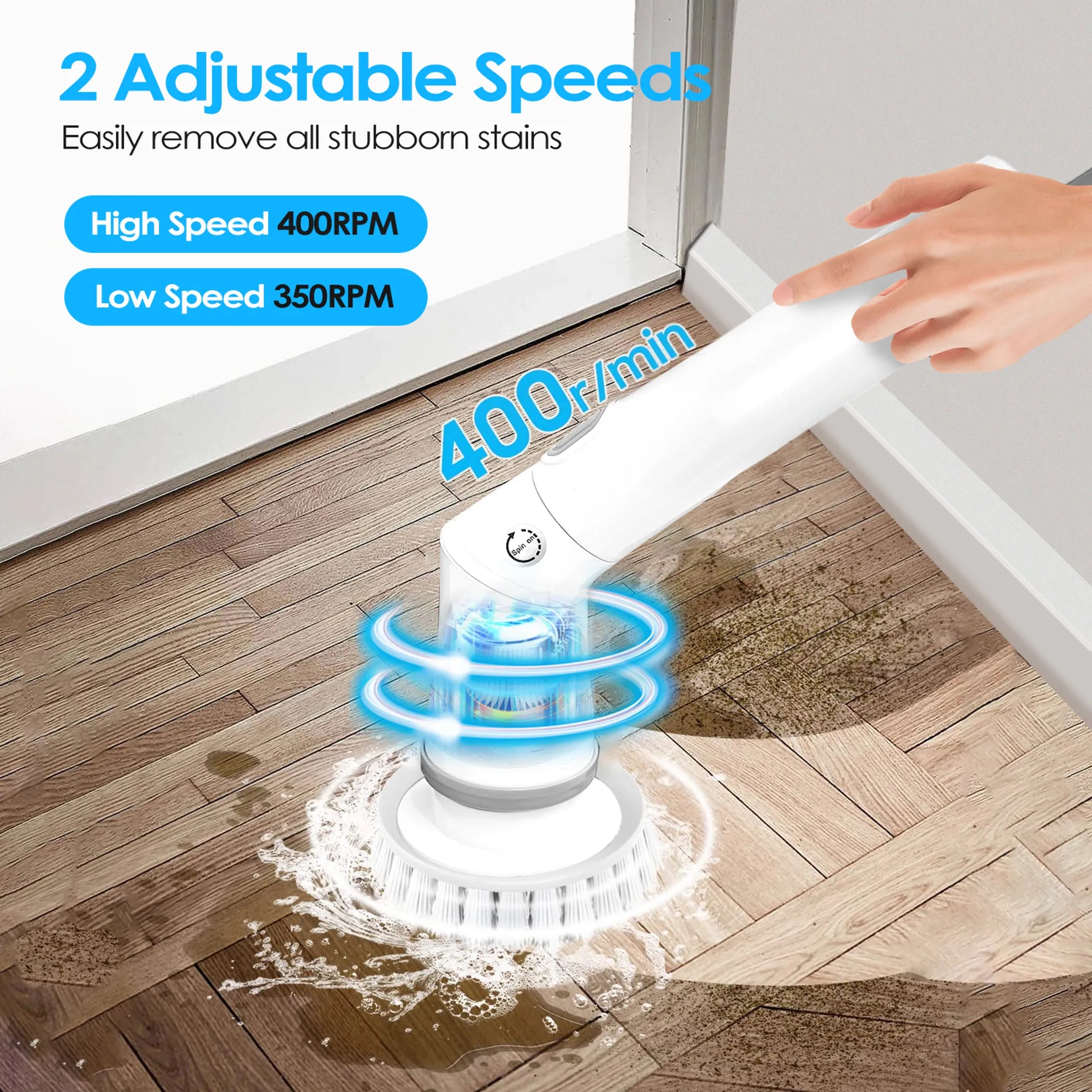 Cordless Electric Spin Scrubber