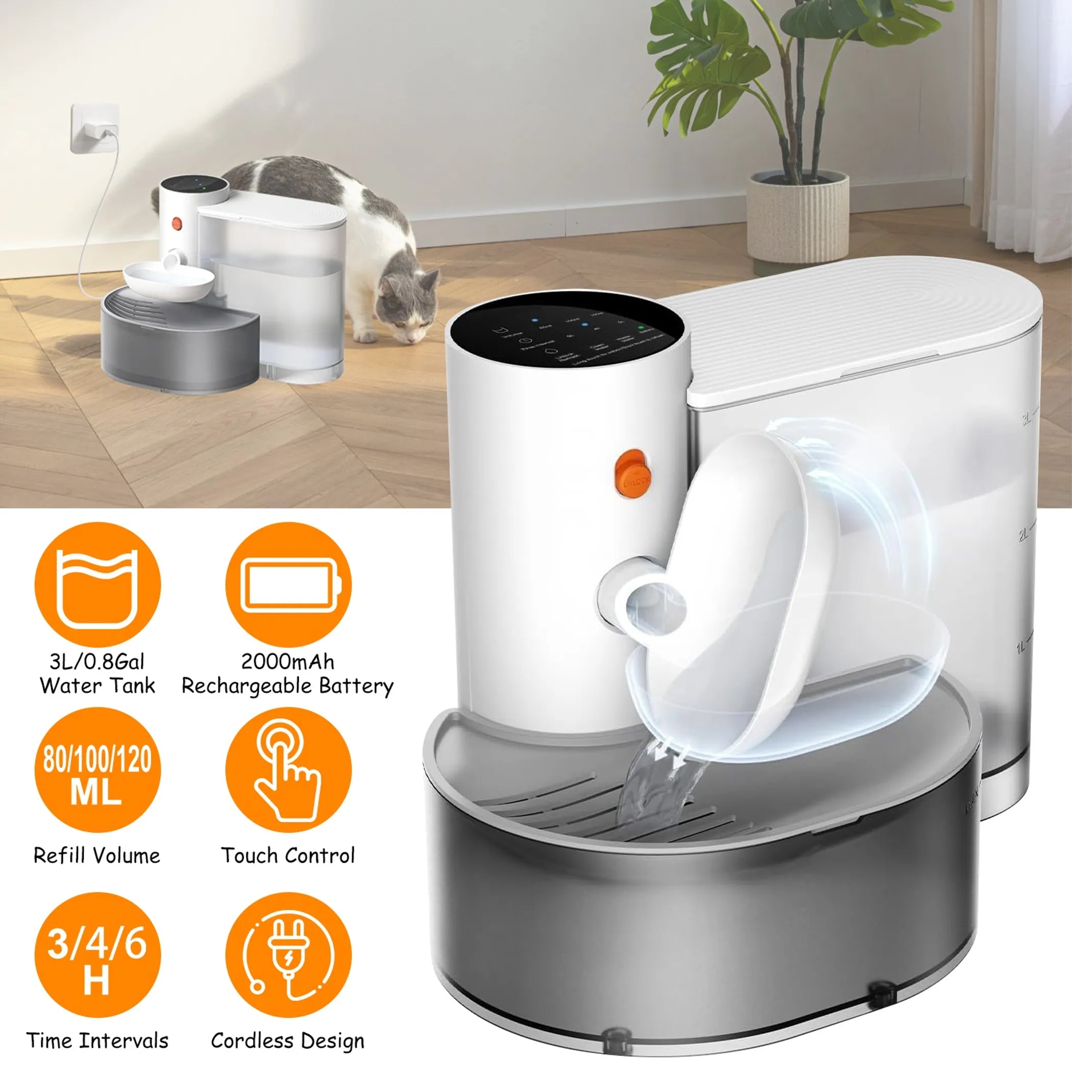 Smart Automatic Pet Water Fountain